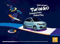   Zdj. Renault Twingo w intrygujacej reklamie, mat. prasowy
